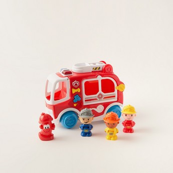 Juniors Musical Vehicles Fire Brigade Playset