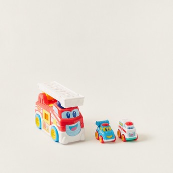 Little Learner Vroom Vroom Fire Truck Playset