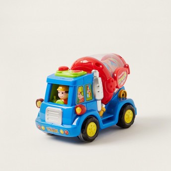 Cartoon Cementing Toy Truck