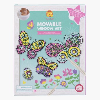 Tiger Tribe Butterflies Movable Window Art Set