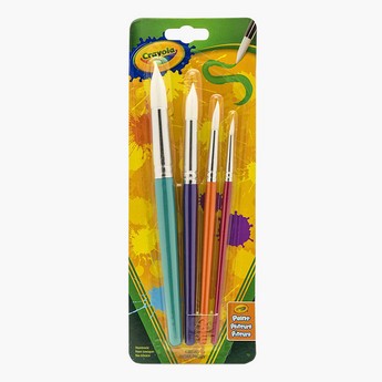 Crayola 4-Piece Round Brush Set