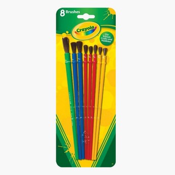 Crayola 8-Piece Art and Craft Brush Set