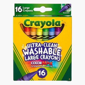 Crayola 16-Piece Ultra-Clean Washable Large Crayon Set