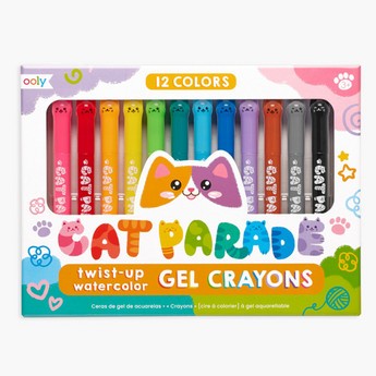 OOLY Cat Parade Gel Crayon - Set of 12