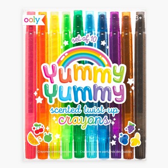 OOLY Yummy Yummy Scented Twist-Up Crayons- Set of 10