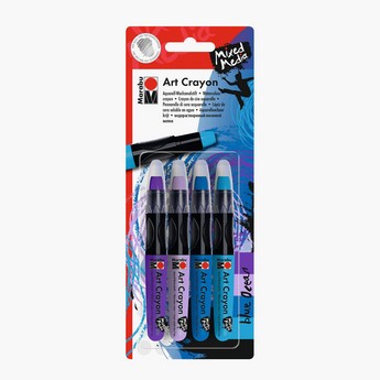 Marabu Blue Ocean Art Crayon - Set of 4