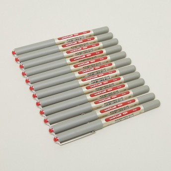 Mitsubishi Uni-ball Eye Fine Rollerball Pen - Set of 12