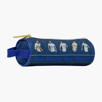 Real Madrid Print Round Pencil Case