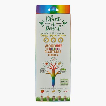 Treewise Plantable Colour Pencils - Set of 10