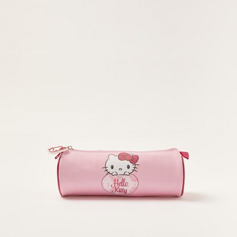 Sanrio Hello Kitty Print Pencil Pouch with Zip Closure