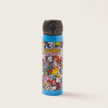 Sega Sonic the Hedgehog Print Water Bottle - 400 ml