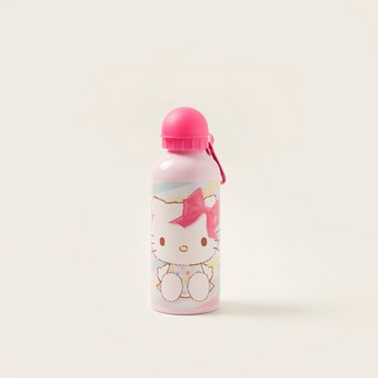 Hello Kitty Print Aluminium Water Bottle - 600 ml