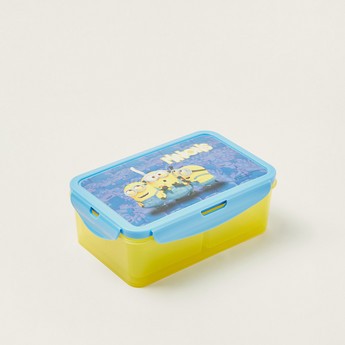 Simba Minion Print Lunch Box with Clip Lock Lid