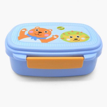 OOPS Printed Lunch Box with Cutlery