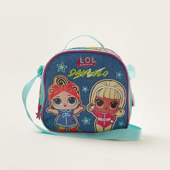 L.O.L. Surprise! Insulated Lunch Bag with Zipper Closure and Adjustable Strap