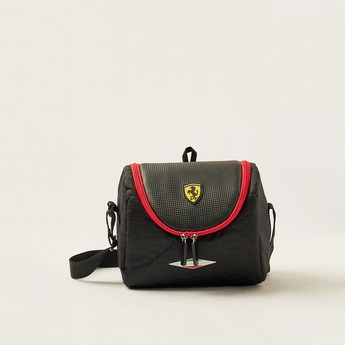 Simba Ferrari Fortune Lunch Bag with Zip Closure and Adjustable Strap