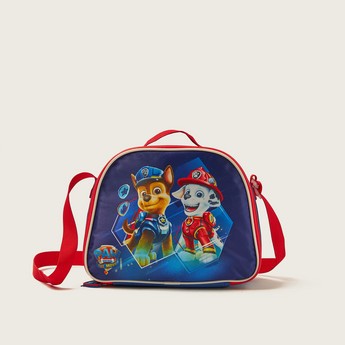 Paw Patrol Printed Insulated Lunch Bag with Adjustable Strap