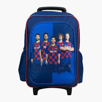 Barcelona Print Trolley Bag - 18 inches