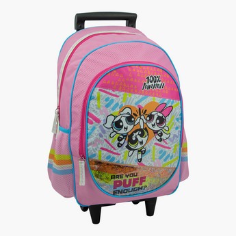 The Powerpuff Girls Print Trolley Backpack - 18 inches