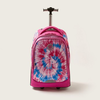 SHOUT Printed Trolley Bag with Retractable Handle - 18 inches