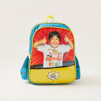 Ryan's World Print Backpack - 16 inches