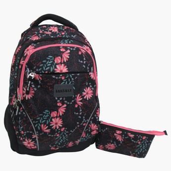 Juniors Printed Backpack with Pencil Case - 16 inches