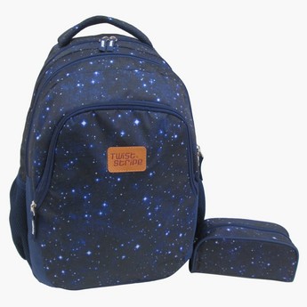 Juniors Printed Backpack with Pencil Case