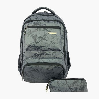 Juniors Printed Backpack with Pencil Case