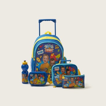 Vlad & Niki Printed 5-Piece Backpack Set - 16 inches