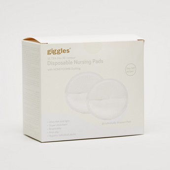 Giggles 36-Piece Ultra-Thin Disposable Breast Pads