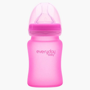 Everyday Baby Heat Sensing Glass Feeding Bottle - 150 ml