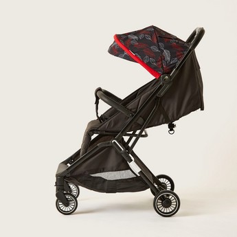 Moon Auto-Fold Stroller - Feather Black