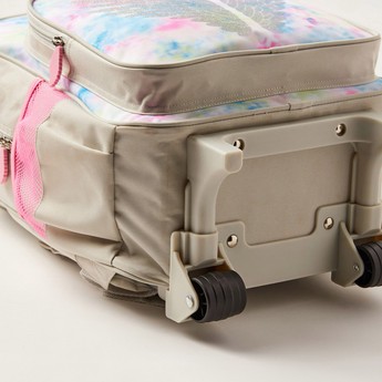 Maricart Printed 16-inch Trolley Backpack with Lunch Bag and Pencil Case