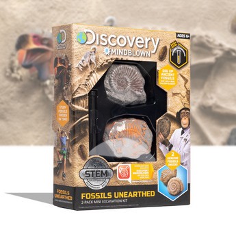 Discovery 5-Piece Toy Excavation Mini Fossil Kit