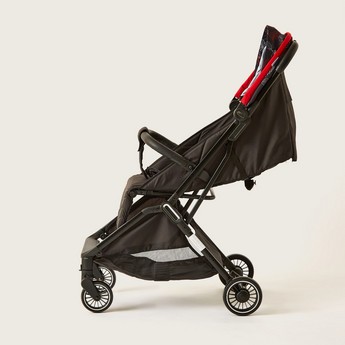 Moon Auto-Fold Stroller - Feather Black