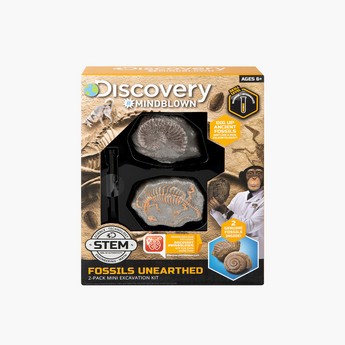 Discovery 5-Piece Toy Excavation Mini Fossil Kit