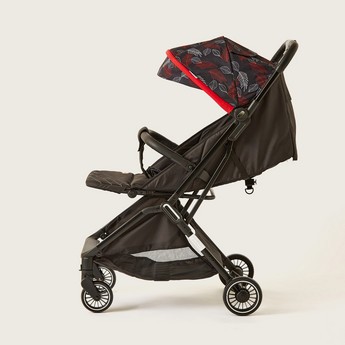 Moon Auto-Fold Stroller - Feather Black