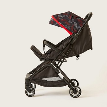 Moon Auto-Fold Stroller - Feather Black