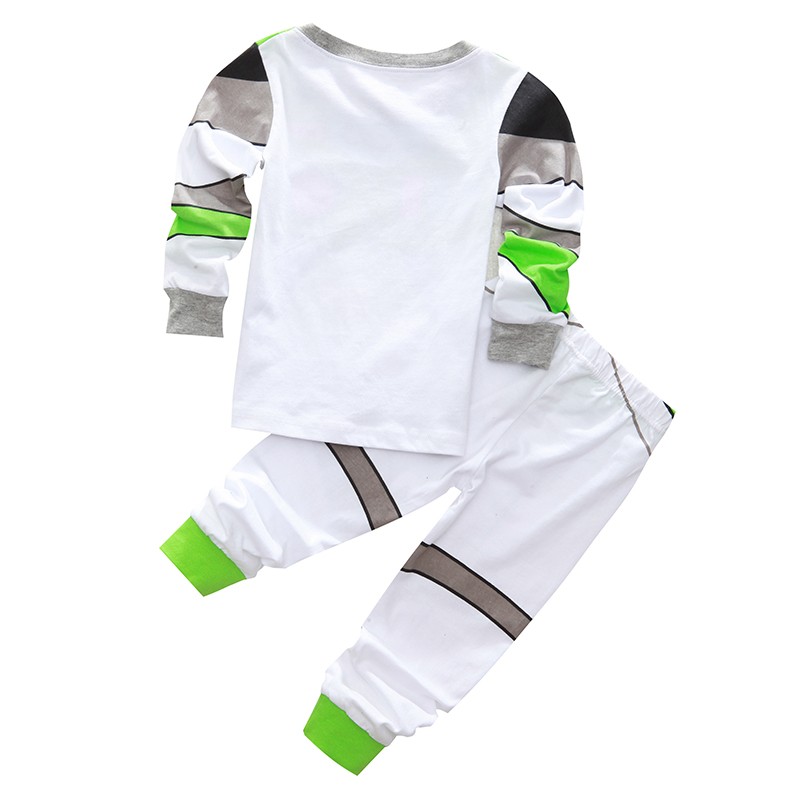 New Autumn Children's Clothing Sets Toy Story Cartoon Wooden Sets Kids Pajamas Buzz Lightyear Pijamas Jessie Long Sleeve Sleepwear