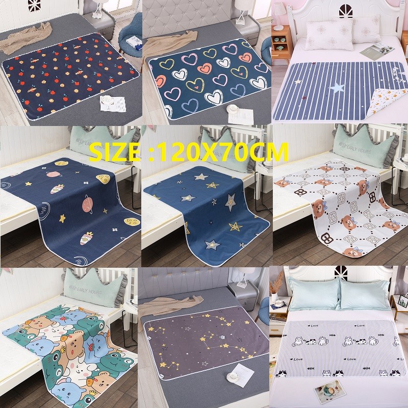 120x70cm Newborn Baby Portable Waterproof Changing Mat Infant Toddler Paper Changing Mat Castle Disposable Diaper Night Nappy Pad