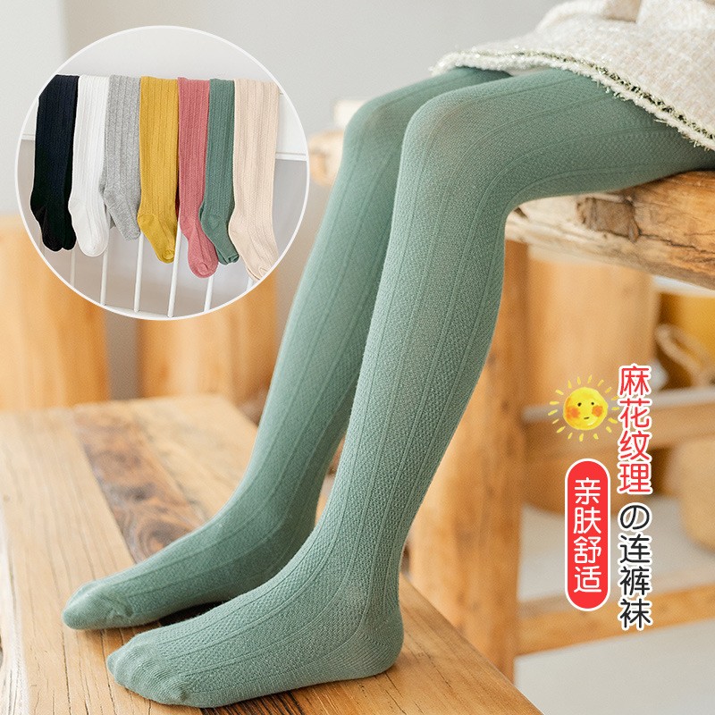 2022 Summer Spring Girls Stockings Candy Color Kids Fishnet Tights Toddler Girl Tights for Children Pantyhose Baby Stuff 1-12T