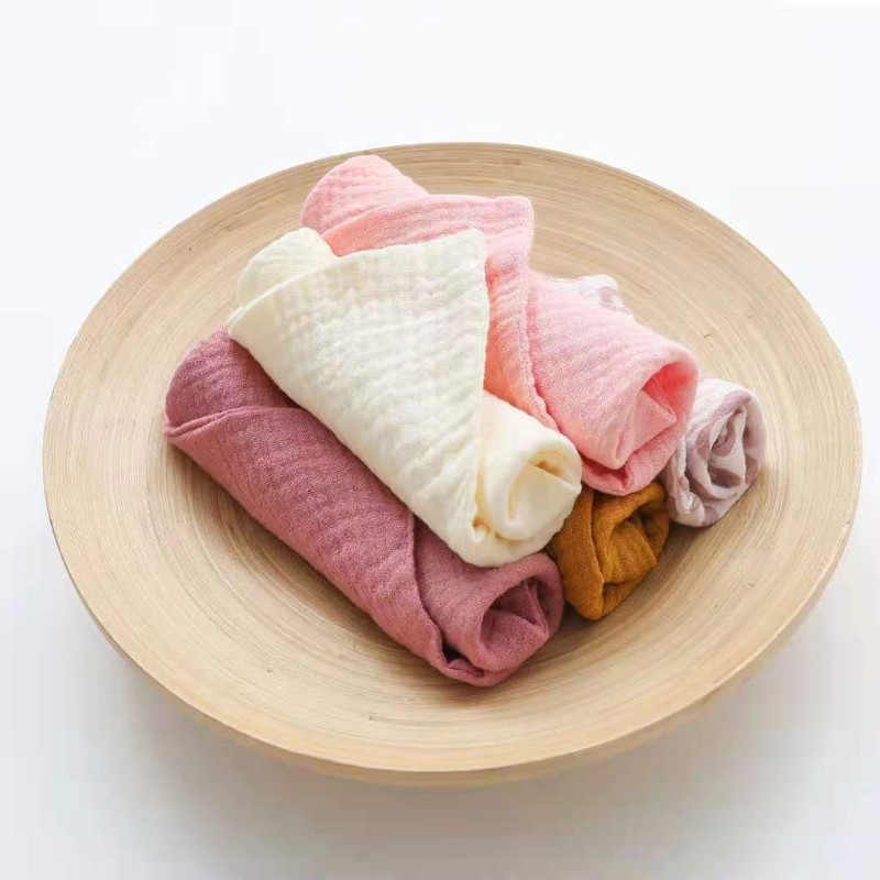 5pcs baby towels muslin cloth hand face wipes saliva bib handkerchief towel