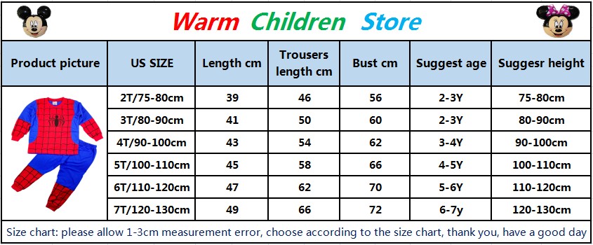 Spiderman Children's Set Cartoon Super Hero Girls Long Sleeve Cotton Long Sleeve Pajamas Kids Pajamas