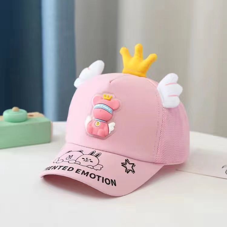 2022 New Baseball Cap for Boys and Girls Summer Fashion Kids Visors Cap Baby Casual Snapback Hat Hip Hop Hats 2-5 Years Old