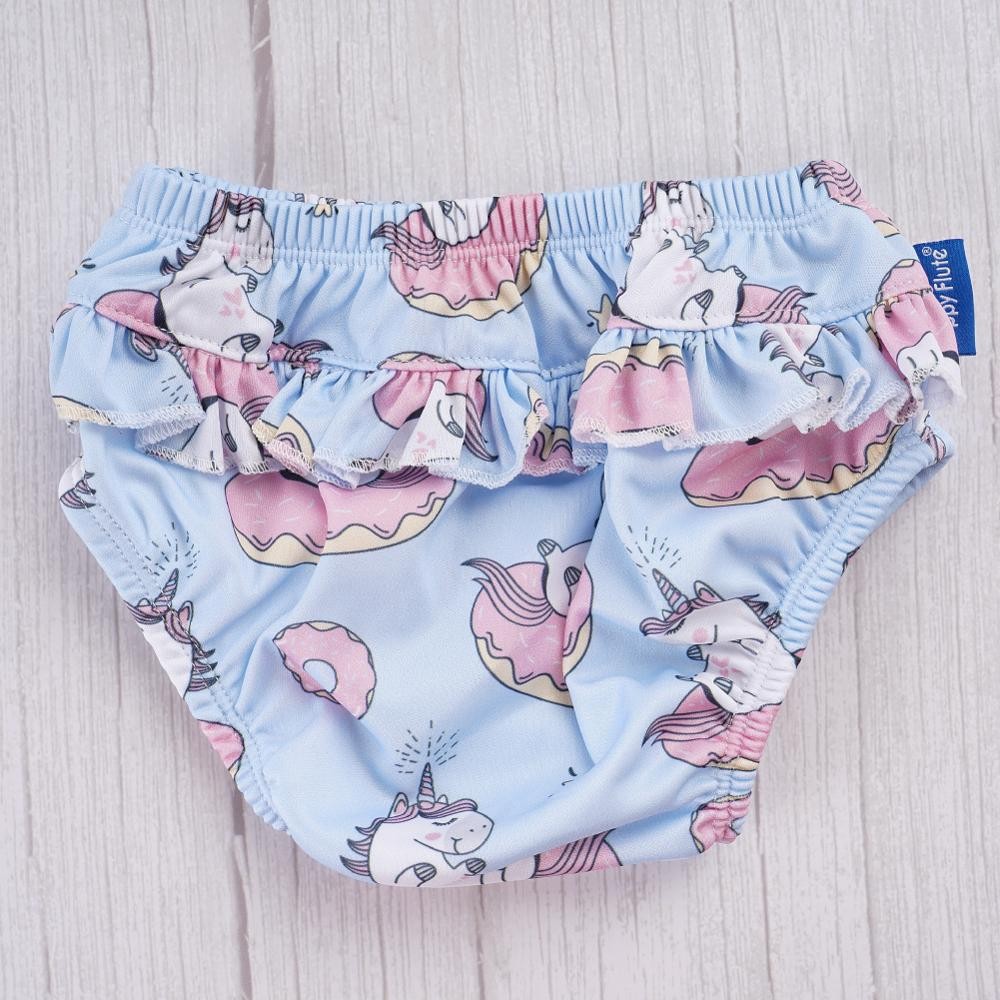 Happyflute - Baby Lace Diapers 3 Sizes 6-25KG Soft Baby Girls Swim Trunks Floral Print Cloth Diapers