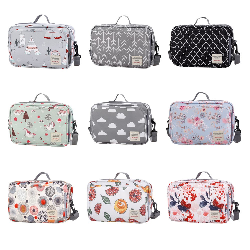 Diaper Bag Baby Stroller Bag Organizer Bag Multifunctional Nappy Nursing Mother Waterproof Polyester Baby Diaper Bag For Babies