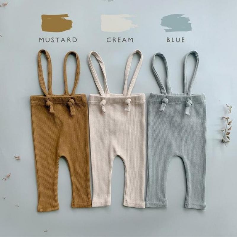 New Children Leggings Cotton Elastic Pants For Girl And Boy Pp Pants Baby Belt Overalls Cute Newborn Toddler Pants