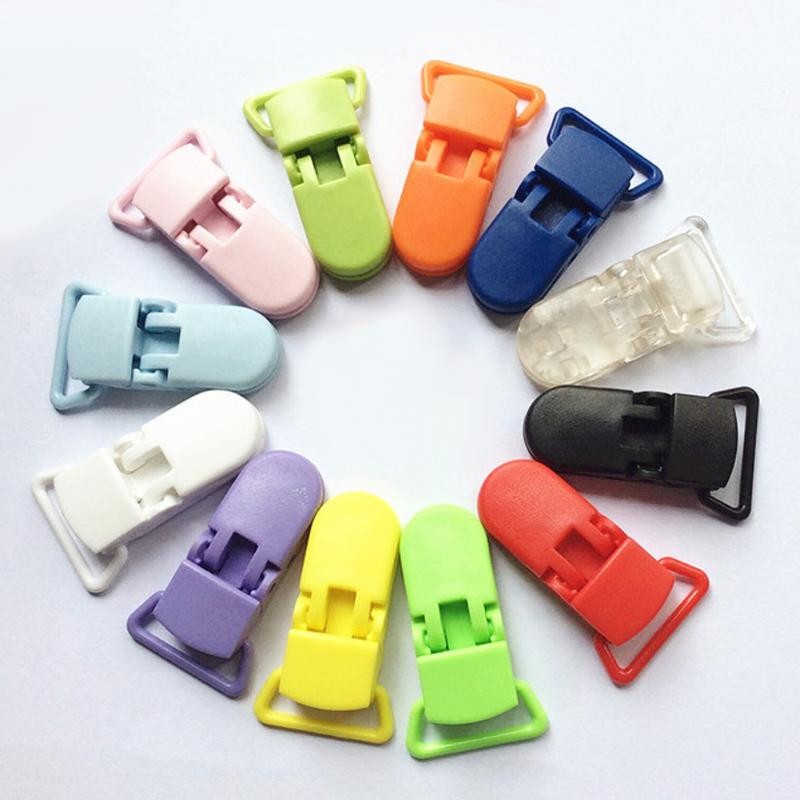 10pcs Baby Plastic Pacifier Clip Holder Soother Mam Baby Doll