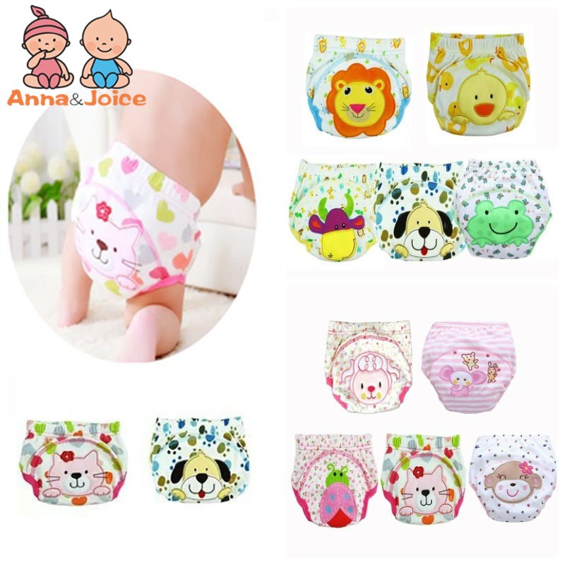 6pcs/lot Baby Training Pants Study Children Diaper Underwear/Infant Learn Panties Newborn 80/90/100