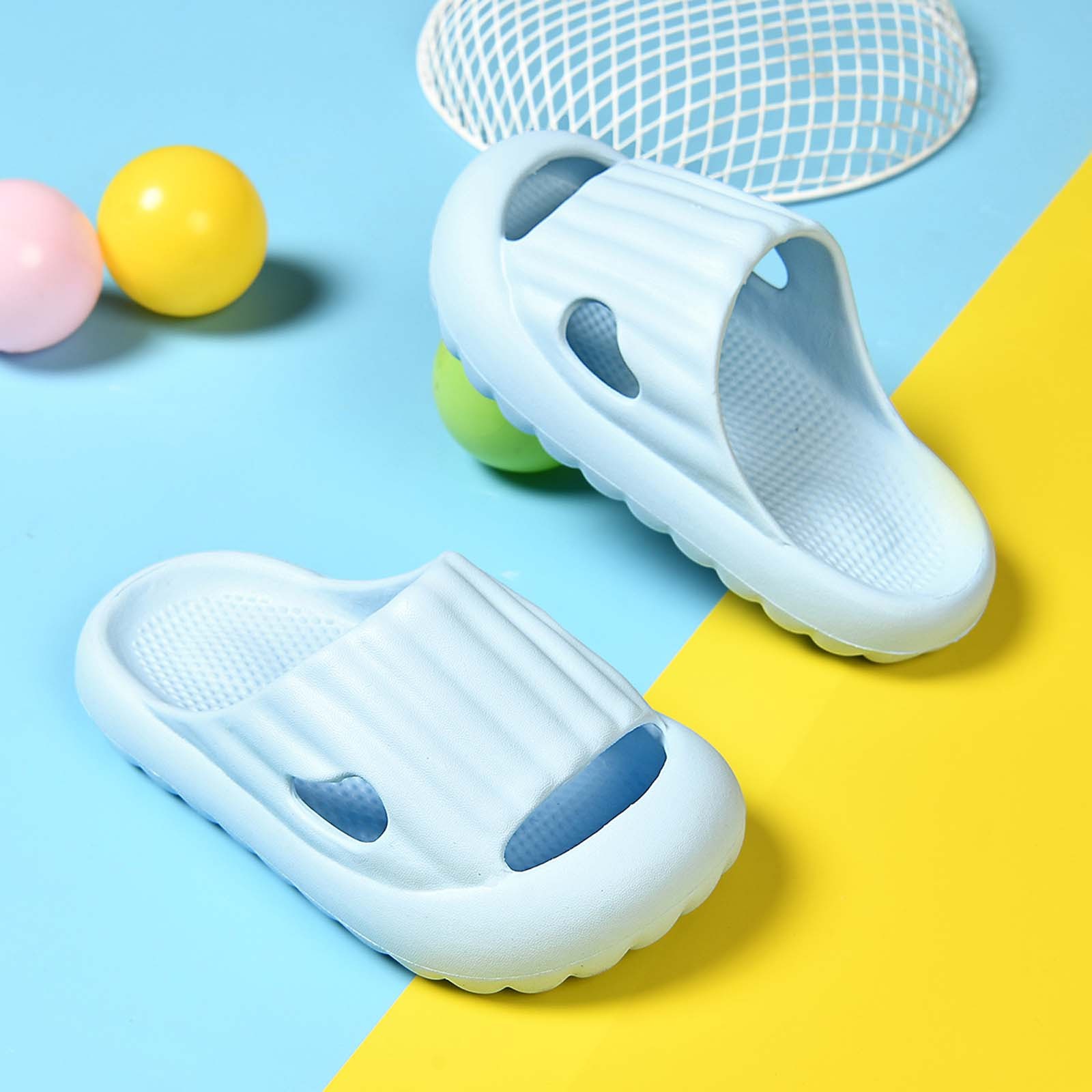 New Summer Children Shoes Casual Sandals Slippers Baby Boys Girls Slides Sandal Soft Thick Sole Quick Dry Beach Pool Slippers